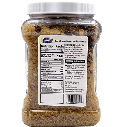 Caribbean Rhythms Red Kidney Beans Rice Mix, 1.4 l... - Image 3