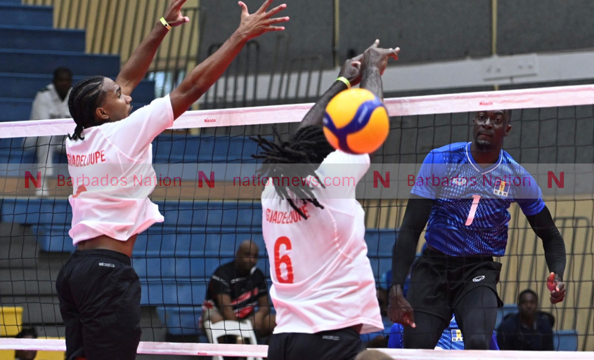 Bajan men overcome poor serving to get volleyball win Bajan men overcome poor serving to get volleyball win