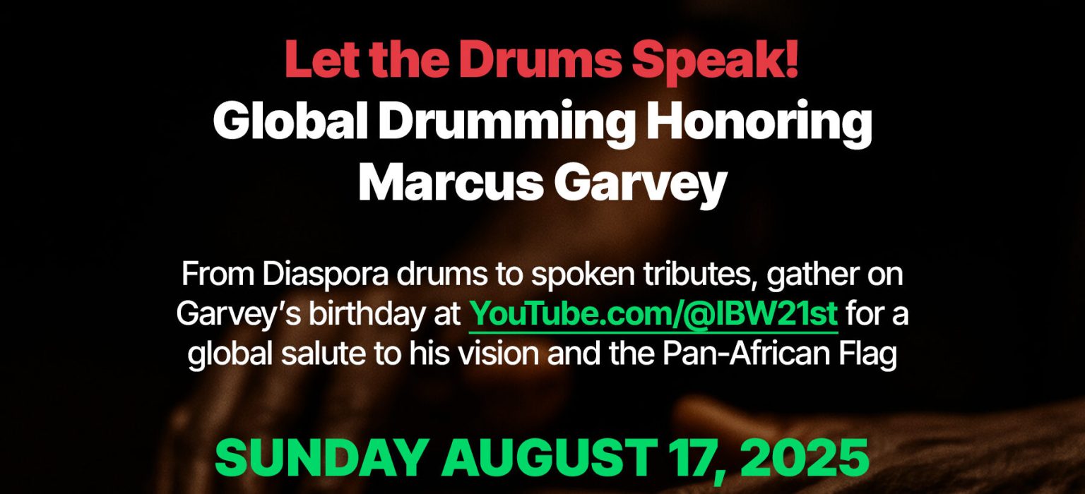 Global Drumming tribute planned in honor of Marcus Garvey’s birthday