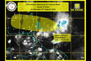 Tropical wave to bring rain and some gusts