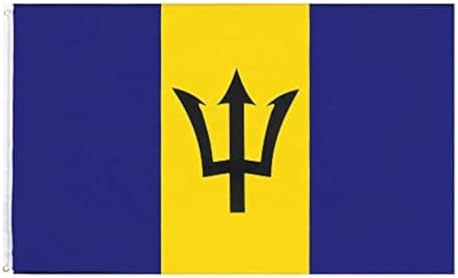 Barbados 3x5FT Polyester Flag Banner Caribbean Cou... - Image 2