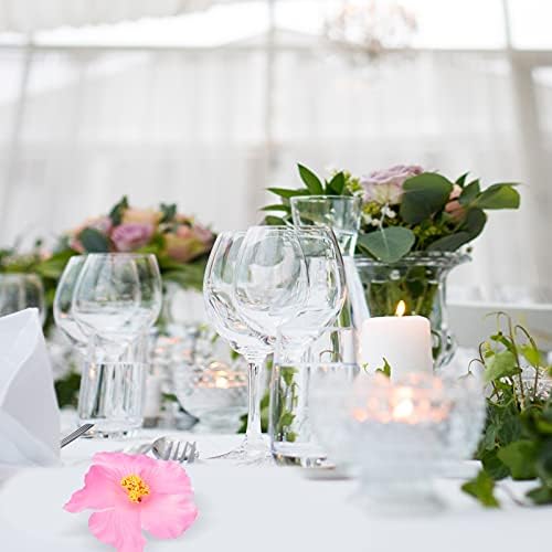 10pcs Pink Hibiscus Artificial Flowers for Diy, Pa... - Image 9