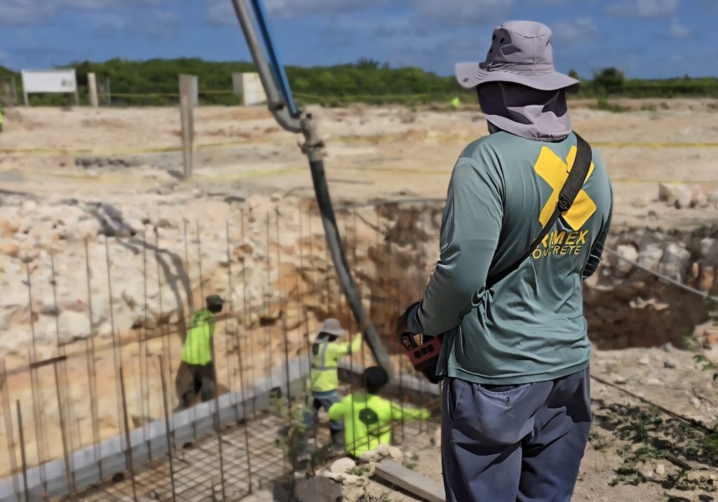 ‘Milestone’ first concrete pour made at new high school technical block – Anguilla Focus