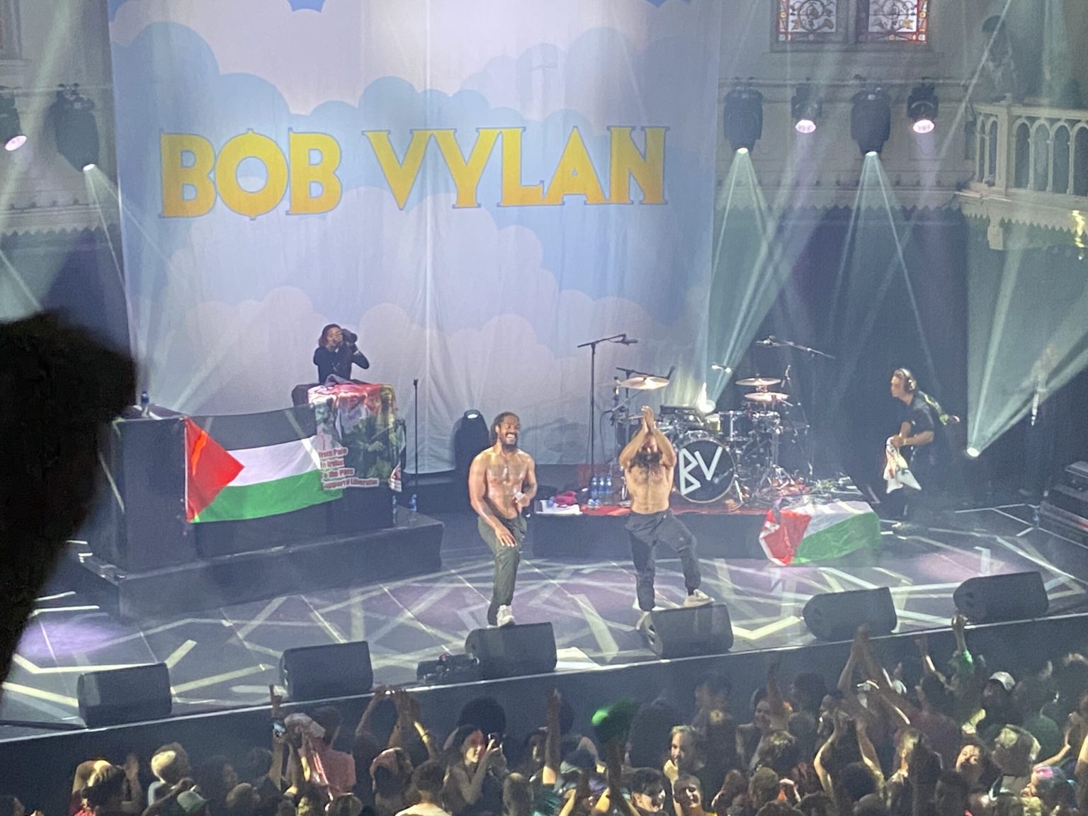 Protest and Palestine centre stage at Bob Vylan Paradiso show