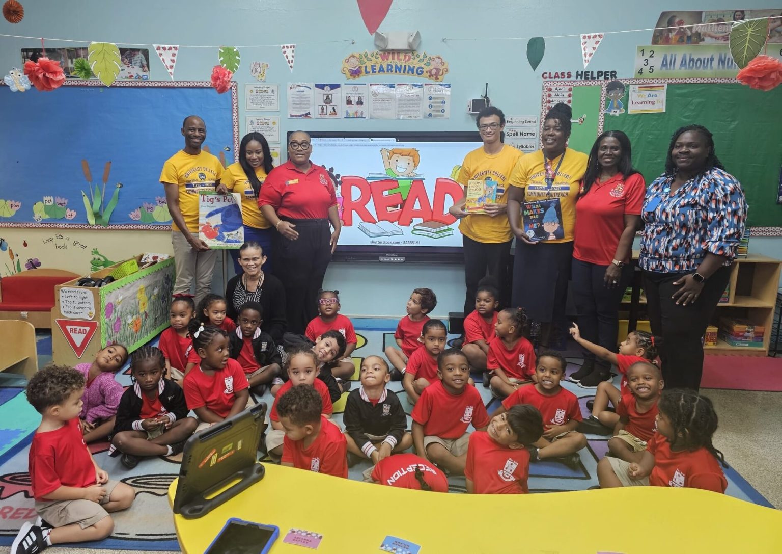 UCCI visits schools to promote reading on International Literacy Day