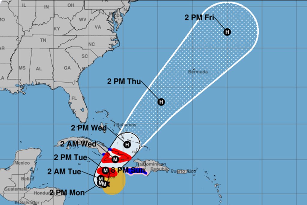 Jamaica Braces for Melissa Landfall As Storm Winds Reach 160 Miles Per Hour 