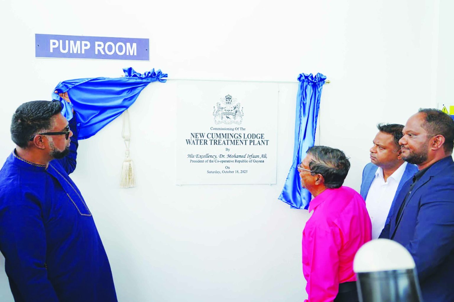 Over 10,000 to benefit as .3B new Cummings Lodge Water Treatment Plant commissioned