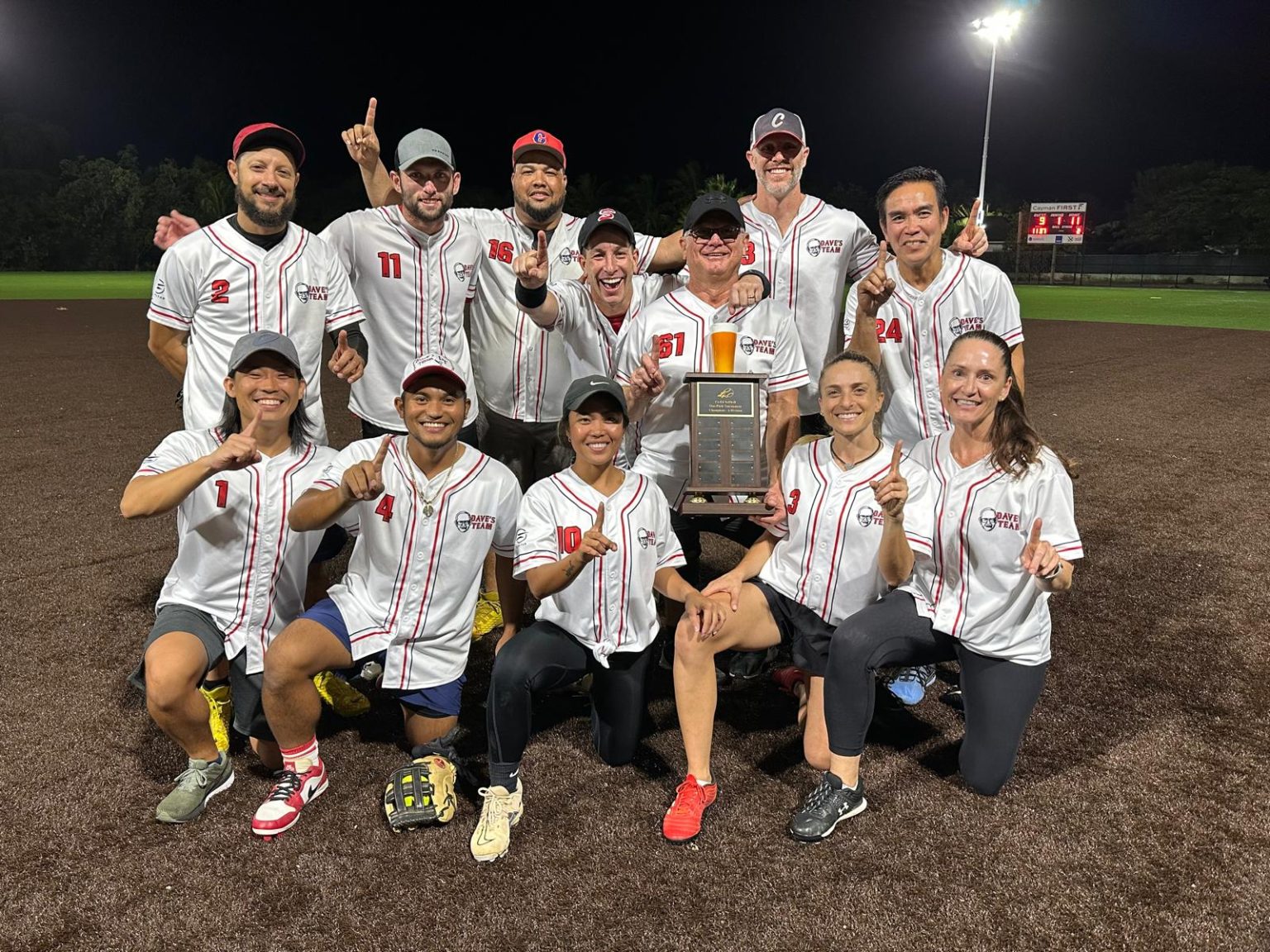 Vying for glory: 22 teams compete in YMCA adult co-ed softball league