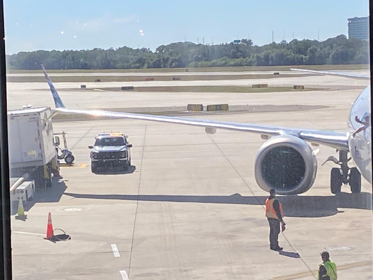 Cayman Airways plane hits vehicle at Tampa airport