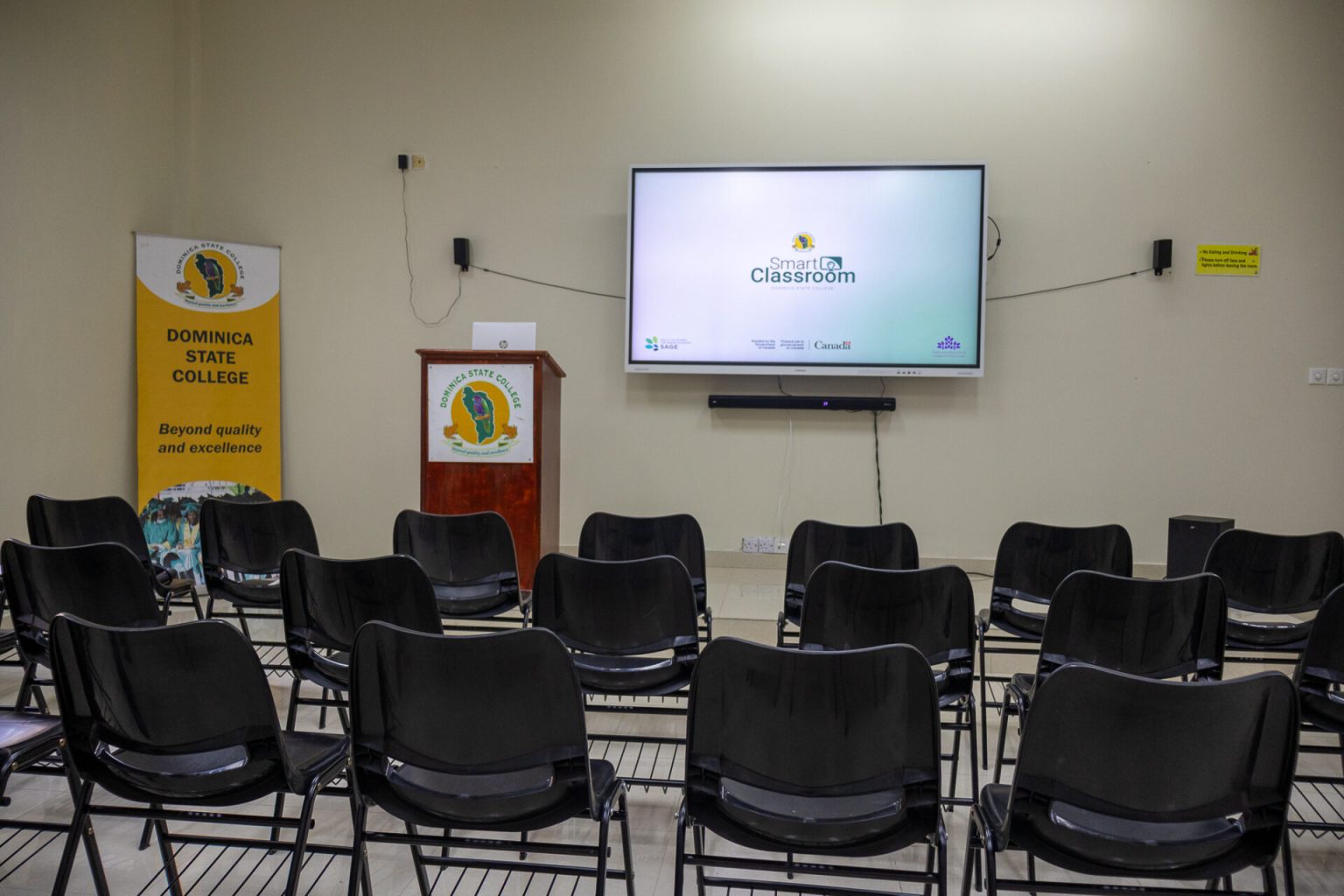 Dominica State College launches Smart Classroom and Learning Hub