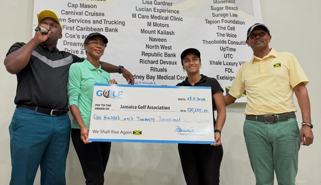 Local golfers raise 0K for Jamaica hurricane relief