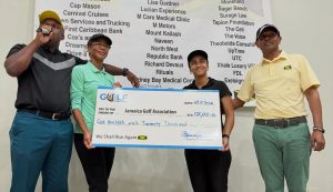 Local golfers raise 0K for Jamaica hurricane relief