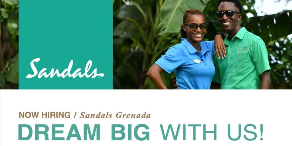 Sandals Grenada: Now Hiring – Dream Big With Us! Sandals Grenada: Now Hiring – Dream Big With Us!