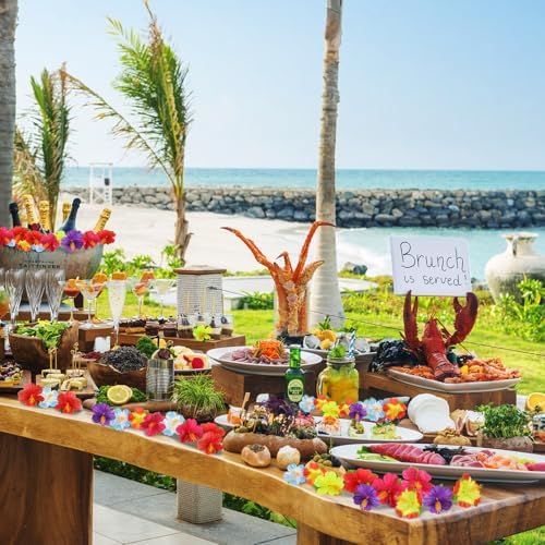 Artificial Hibiscus Flowers, 6 Colors Tropical Dec... - Image 5