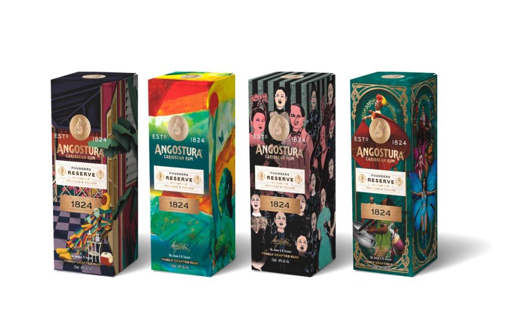 Angostura Founders Reserve 1824 gets artistic with packaging