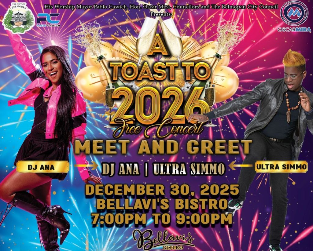DJ Ana and Ultra Simo to meet and greet fans ahead of Belmopan’s Toast to 2026 Concert