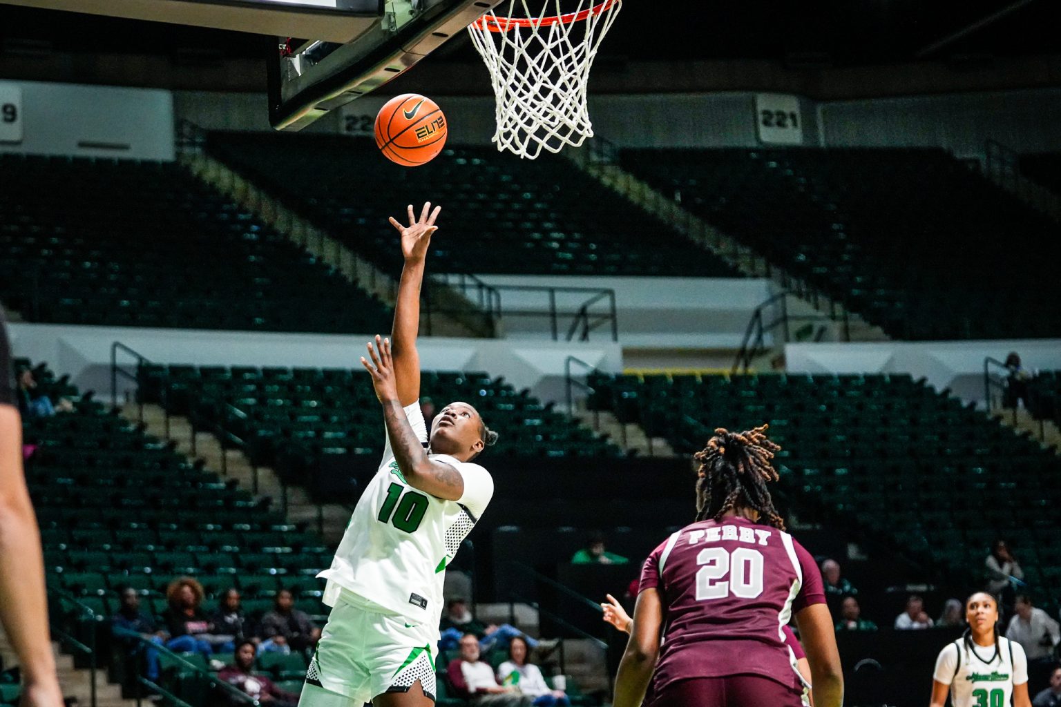 Nestor makes history in Mean Green win