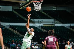 Nestor makes history in Mean Green win