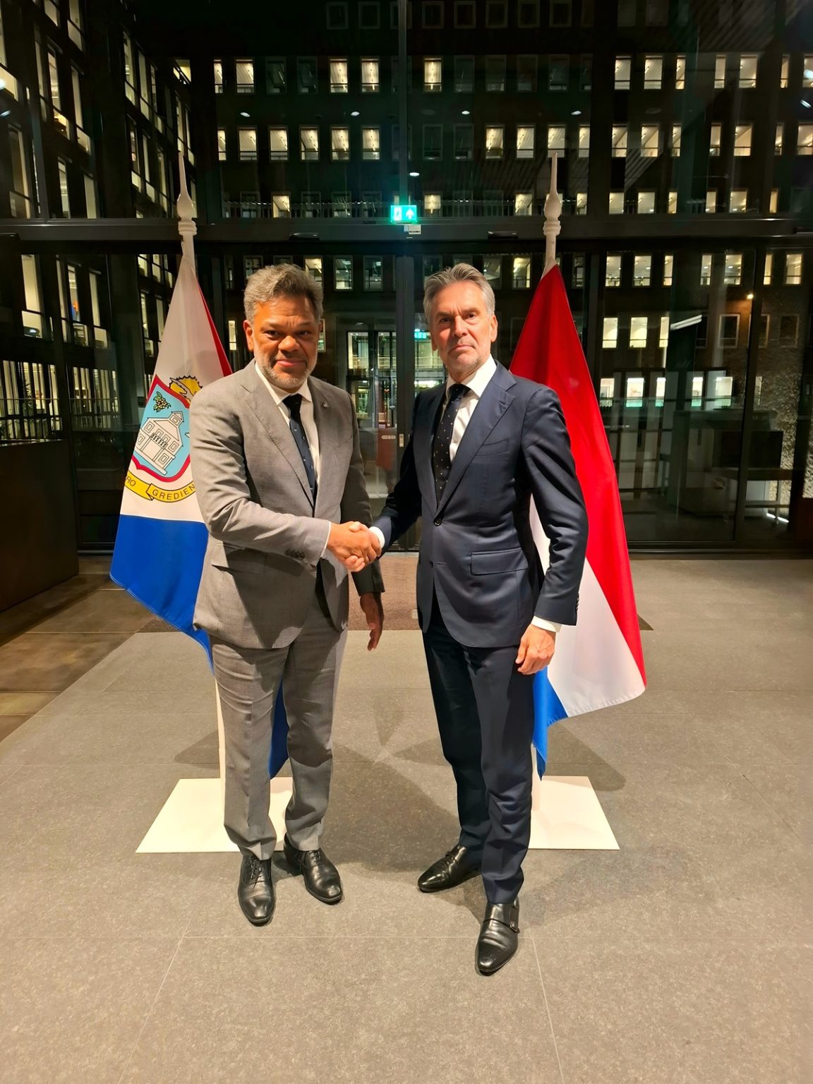 PM Mercelina meets with PM Schoof to address rising crime in Sint Maarten and regional security developments | Government of Sint Maarten