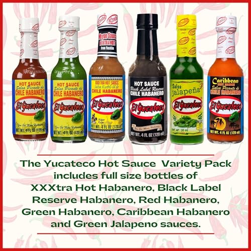 El Yucateco Hot Sauce Variety Pack - 6 Flavor - Image 3