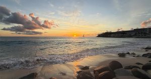 A Sunset Moment in St Maarten A Sunset Moment in St Maarten