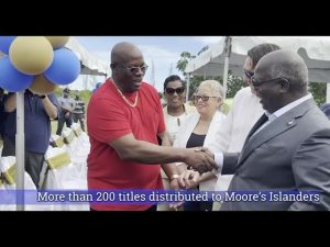 Davis Government Land Reform Policy delivered 216 Crown Title Deeds to families on Moores Island!