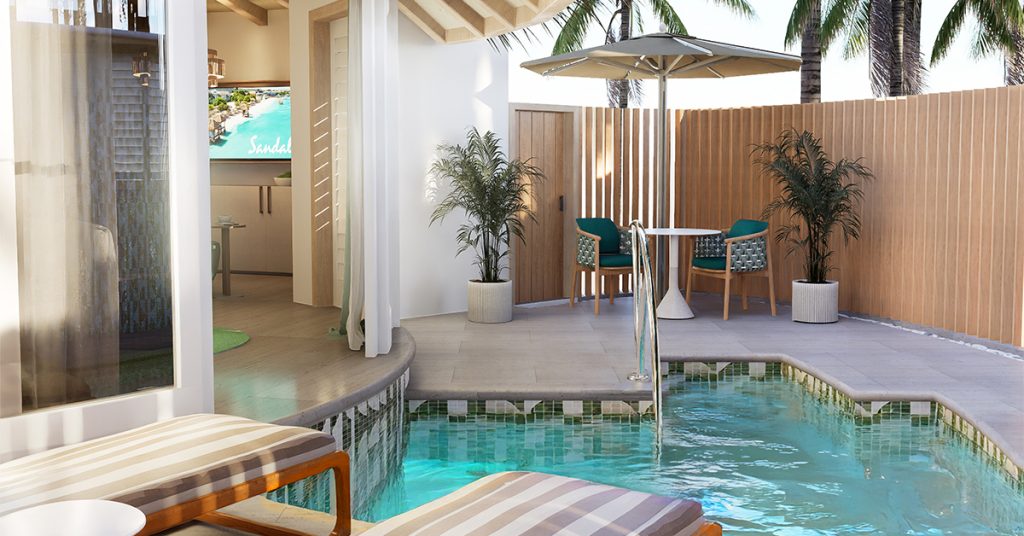 Sandals’ Newest All-Inclusive Rooms in the Caribbean Have Private Pools, Rooftops, and Butlers — And Now They’re Bookable 