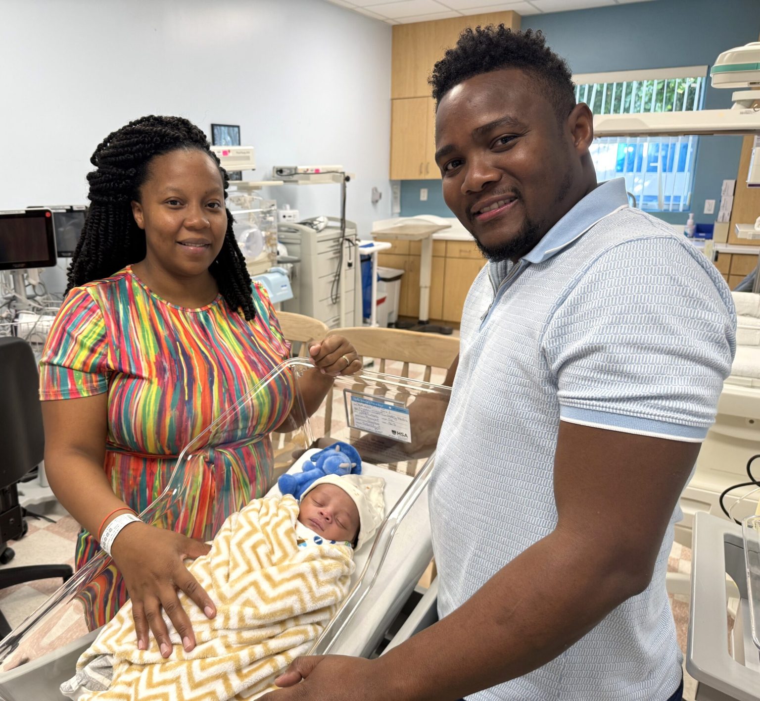 Shipping firm worker delivers first baby of 2026