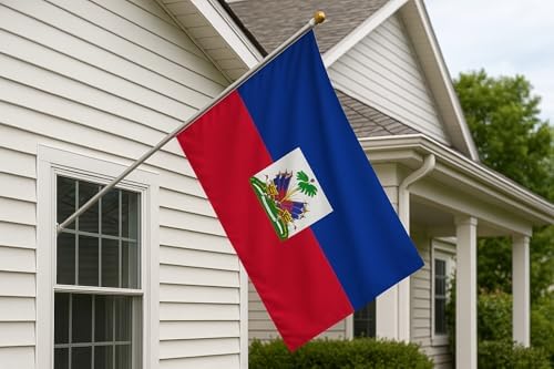 Haiti 3x5 FT Flag – Haitian National Flag with Bra... - Image 6