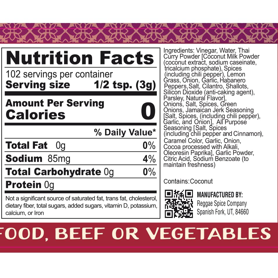 Reggae Spice Company Thai Coconut Curry Jerk Seaso... - Image 3