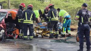Accidente frontal pisa na Kibaima – Aruba Native