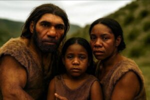 Den cruzamento prehistorico, hombernan tawata Neanderthal y muhenan Homo sapiens – Aruba Native