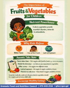 Fruits and vegetables are non-negotiable for children