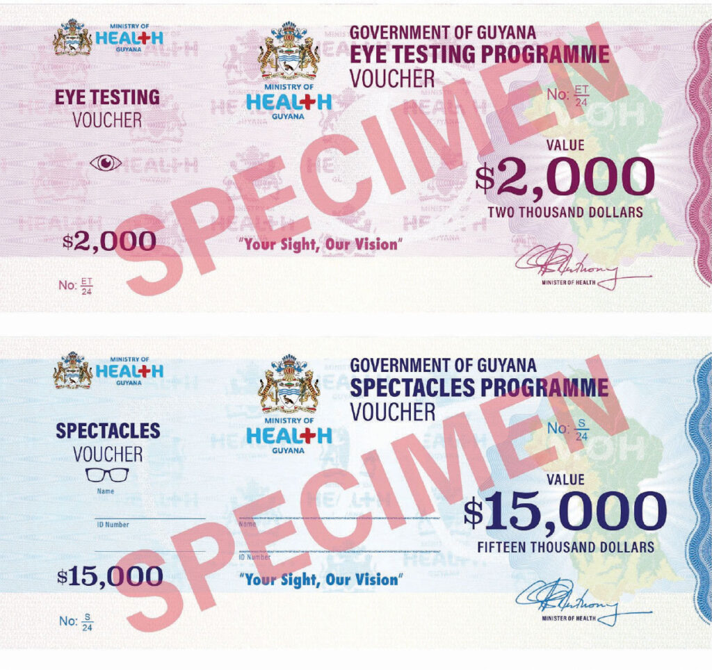 Govt’s eyecare vouchers now available to all citizens Govt’s eyecare vouchers now available to all citizens