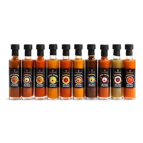 Chilli, Hot Sauce Gift Set -10 Flavours, Hot Sauce... - Image 3