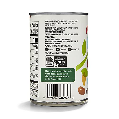 365 by Whole Foods Market, Organic Bean Trio (Kidn... - Image 5