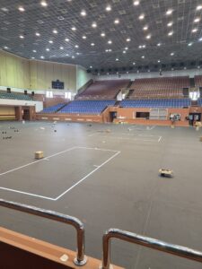 .7 million gymnasium floor upgrade almost complete