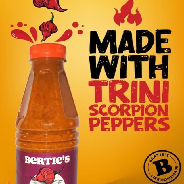Bertie's Trinidad Scorpion Pepper Sauce (26Oz./750... - Image 6