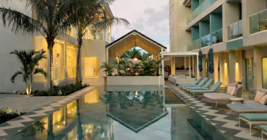 A New Boutique Hotel Just Opened in Turks and Caicos With a Courtyard Pool, 56 Rooms, and Grace Bay Energy
