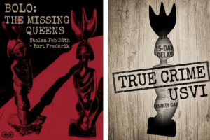 BRAZEN ART HEIST AT FORT FREDERIK; ‘FIRE BURN QUEEN’ STATUE STOLEN – Virgin Islands Free Press