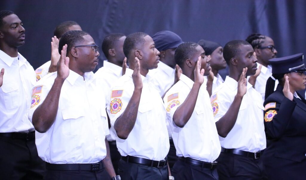 VIFEMS Welcomes Newly Graduated Firefighters to St. Thomas-St. John District