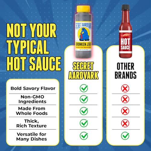 Secret Aardvark Drunken Jerk Hot Sauce - Jamaican ... - Image 10