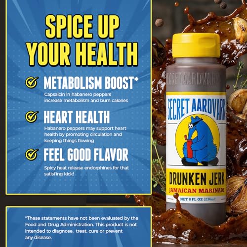 Secret Aardvark Drunken Jerk Hot Sauce - Jamaican ... - Image 8