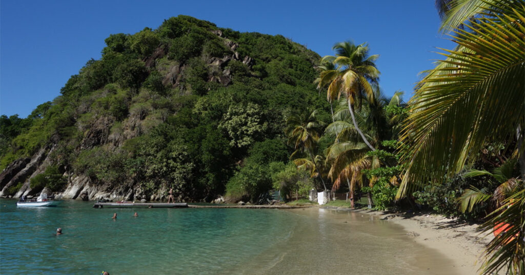 One of the Caribbean’s Most Beautiful Bays Looks Like an Island Version of Sugarloaf, With Brilliant Turquoise, Volcanic Rock, and No Crowds